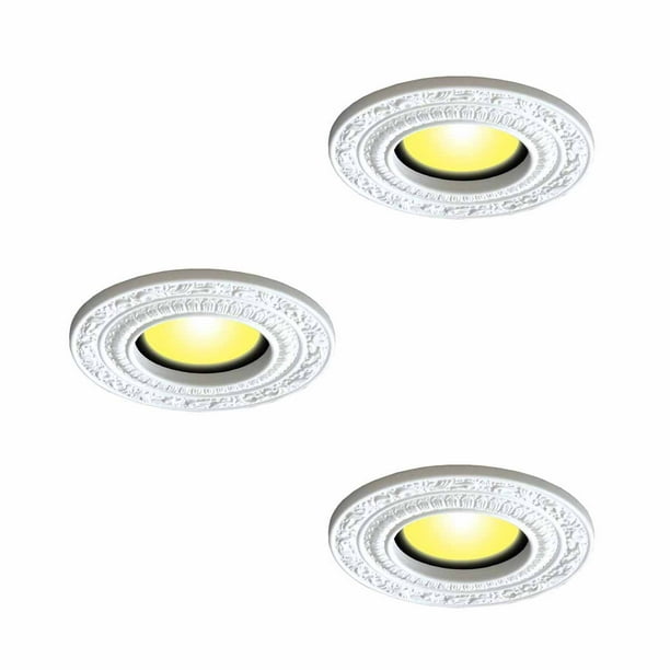 Renovators Supply Spot Light Trim White Urethane Recess 6 ID X 10 OD Renovators Supply Spot Light Trim White Urethane Recess 6 ID X 10 OD